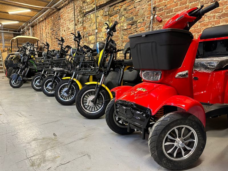 Электротрицикл Rutrike Пилот синий Электротрицикл Rutrike Пилот синий